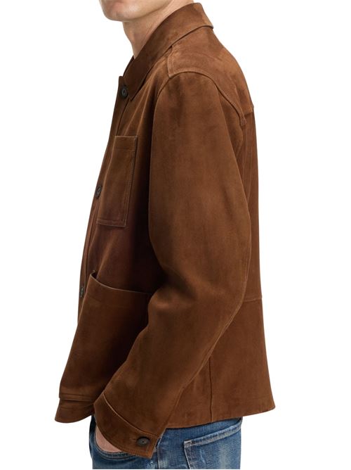 Giacca in pelle scamosciata Hugo Boss | 50543204217